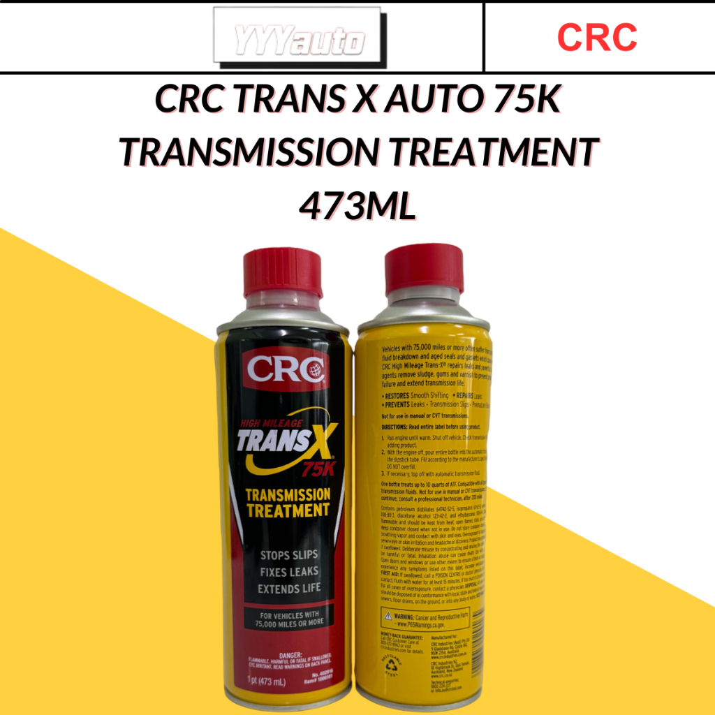 100 ORIGINAL CRC TRANS X K&W TransX Automatic Transmission Treatment