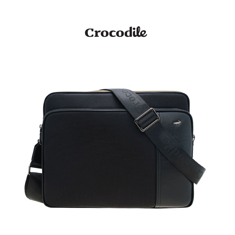 Crocodile mens messenger bag sale