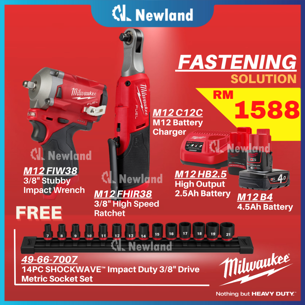 Milwaukee M12 3/8