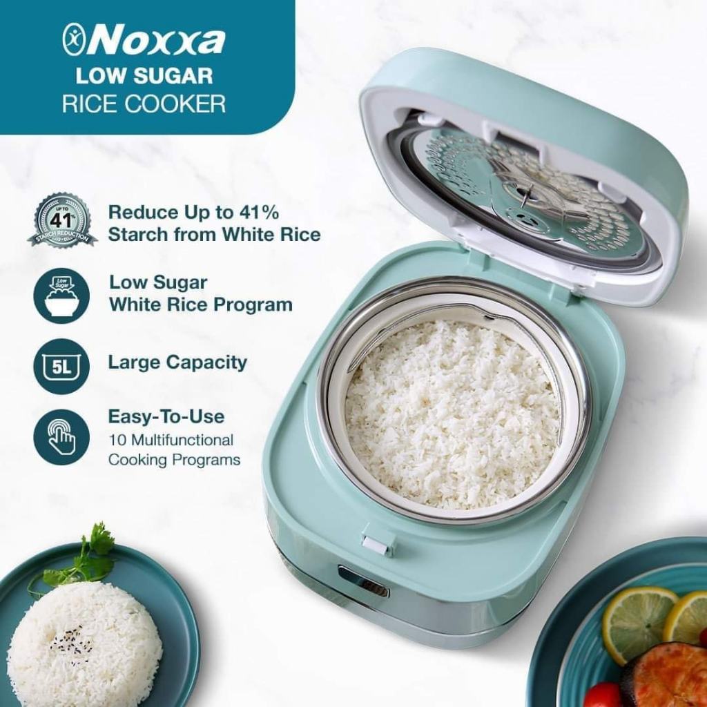 NOXXA Low Sugar Rice Cooker Periuk Rendah Gula