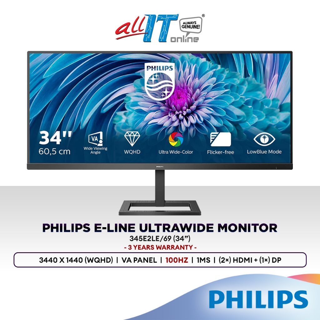 Monitor UltraWide LCD monitor 345E2AE/00