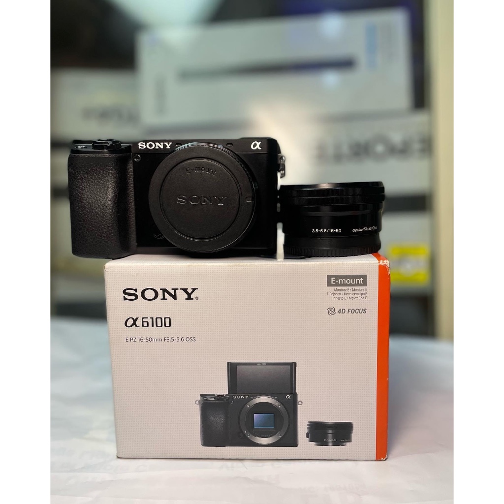 Sony Alpha a6100 24.2MP Mirrorless Camera Black (with 1650mm Lens