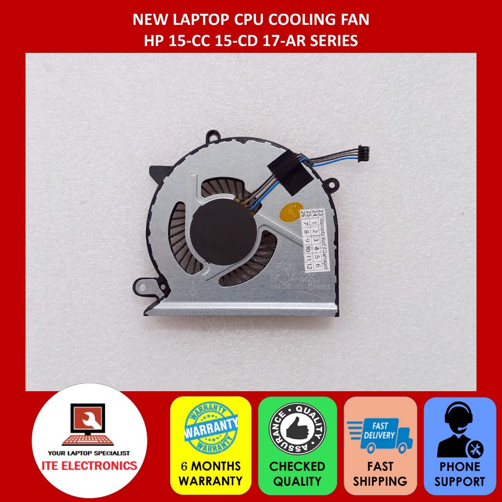 NEW HP 15-CC 15-CD 17-AR SERIES LAPTOP CPU COOLING FAN (6 MONTHS ...