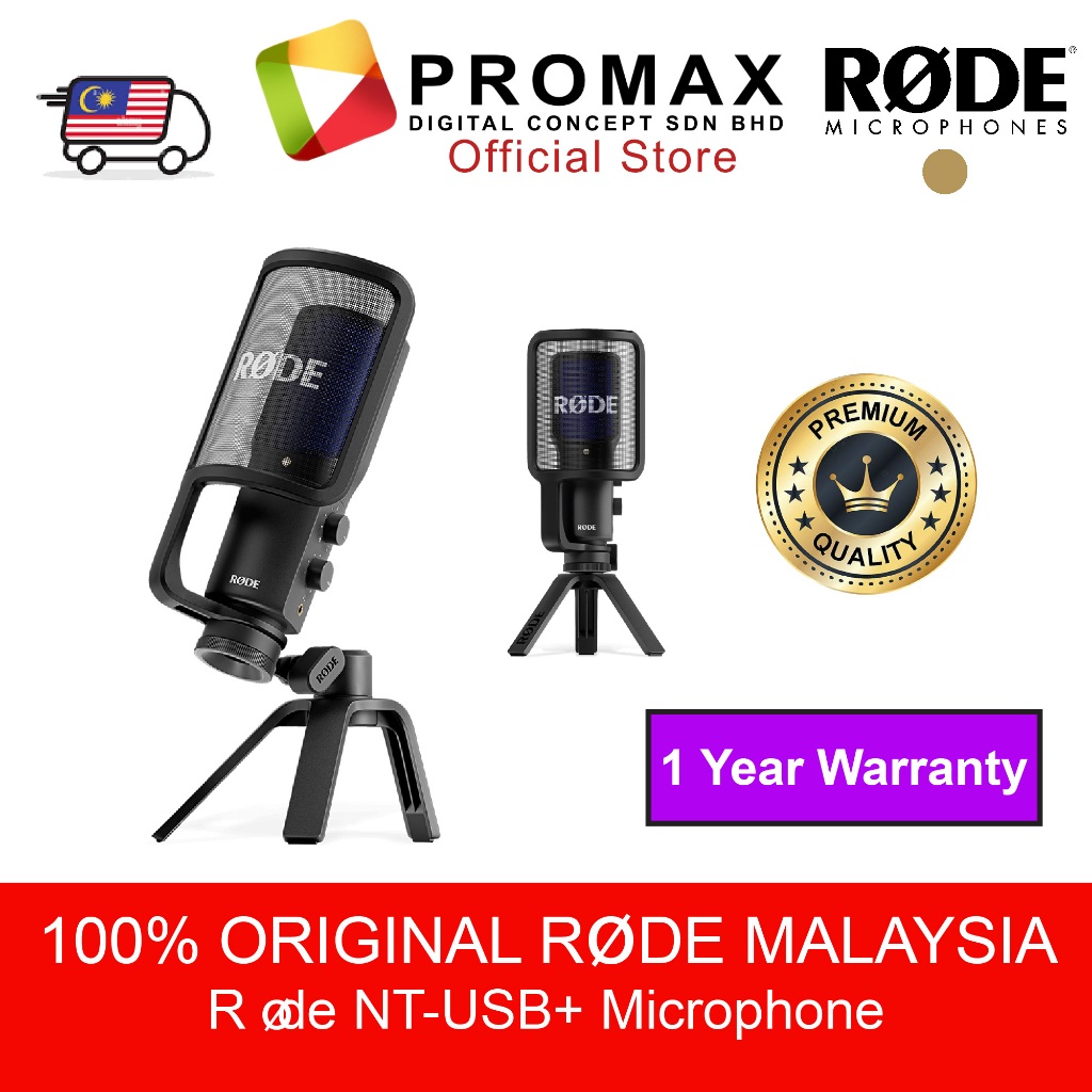 Rode NT-USB+ Professional USB Microphone NT SB Plus (100% Original Rode ...