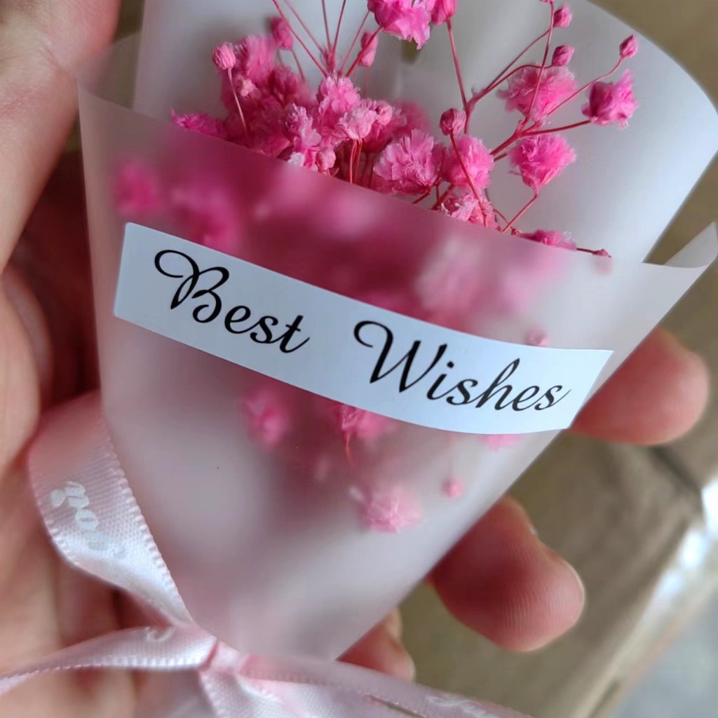Mini Bouquet Dried Flower Bunga Hadiah Birthday Valentine Anniversary ...