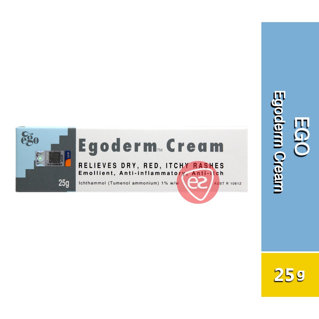 Egoderm Cream 25g (Relieves Dry, Red, Itchy Rashes) | Shopee Malaysia