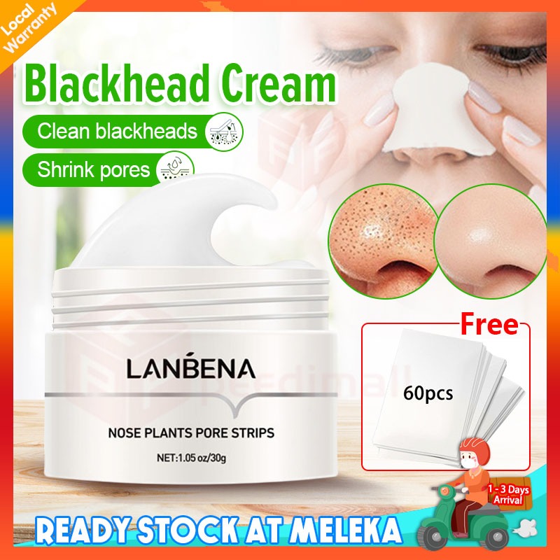 LANBENA Deep Cleansing Mask Blackhead Remover Mask Face Nose Mask Pore ...