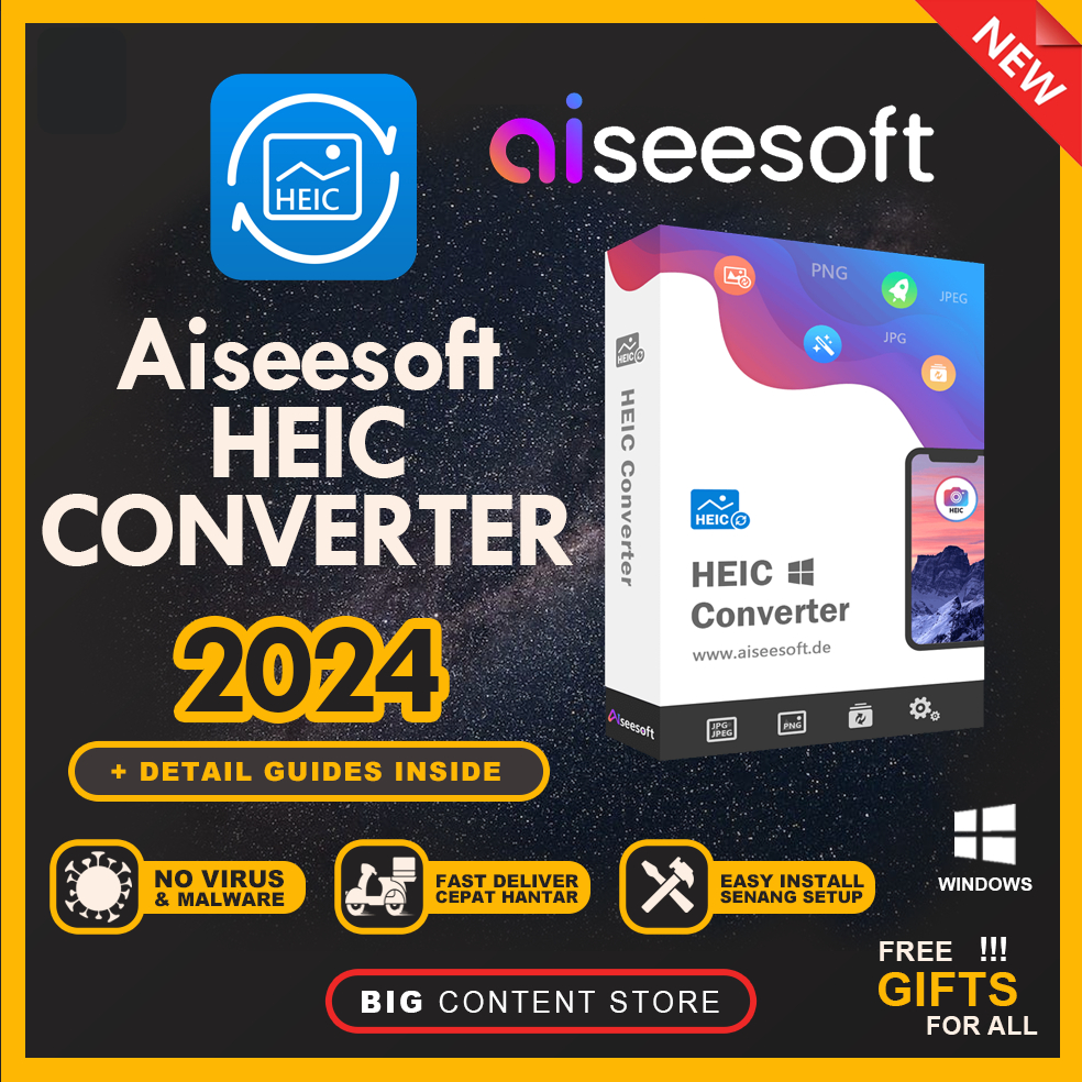 Aiseesoft HEIC Converter 1.0.20 💯 EASY INSTALL SOFTWARE 💯 LIFETIME