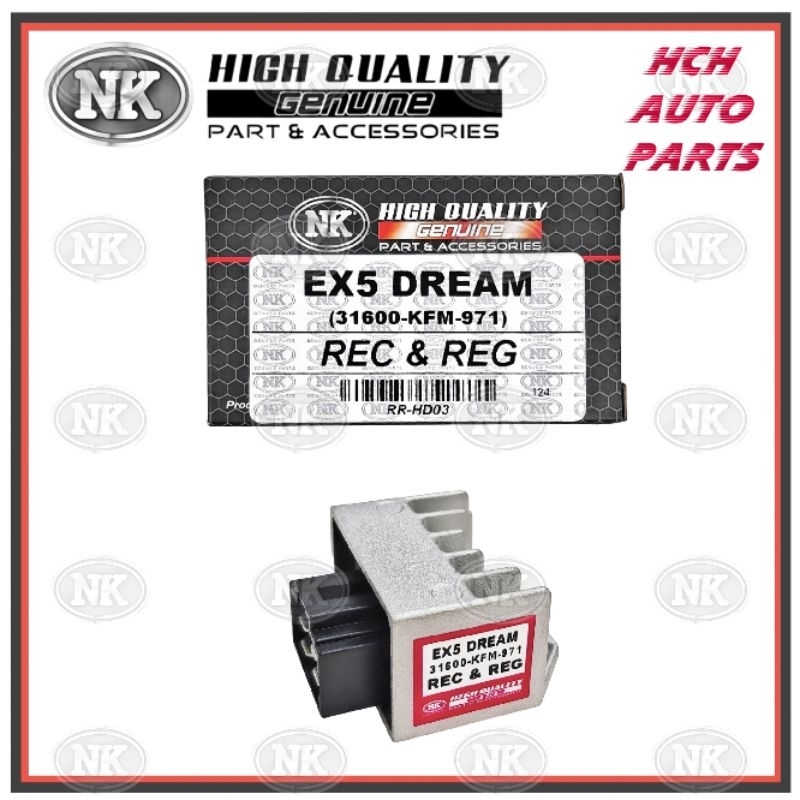 RECTIFIER & REGULATOR HONDA EX5 DREAM 31600KFM971 (NK) Shopee