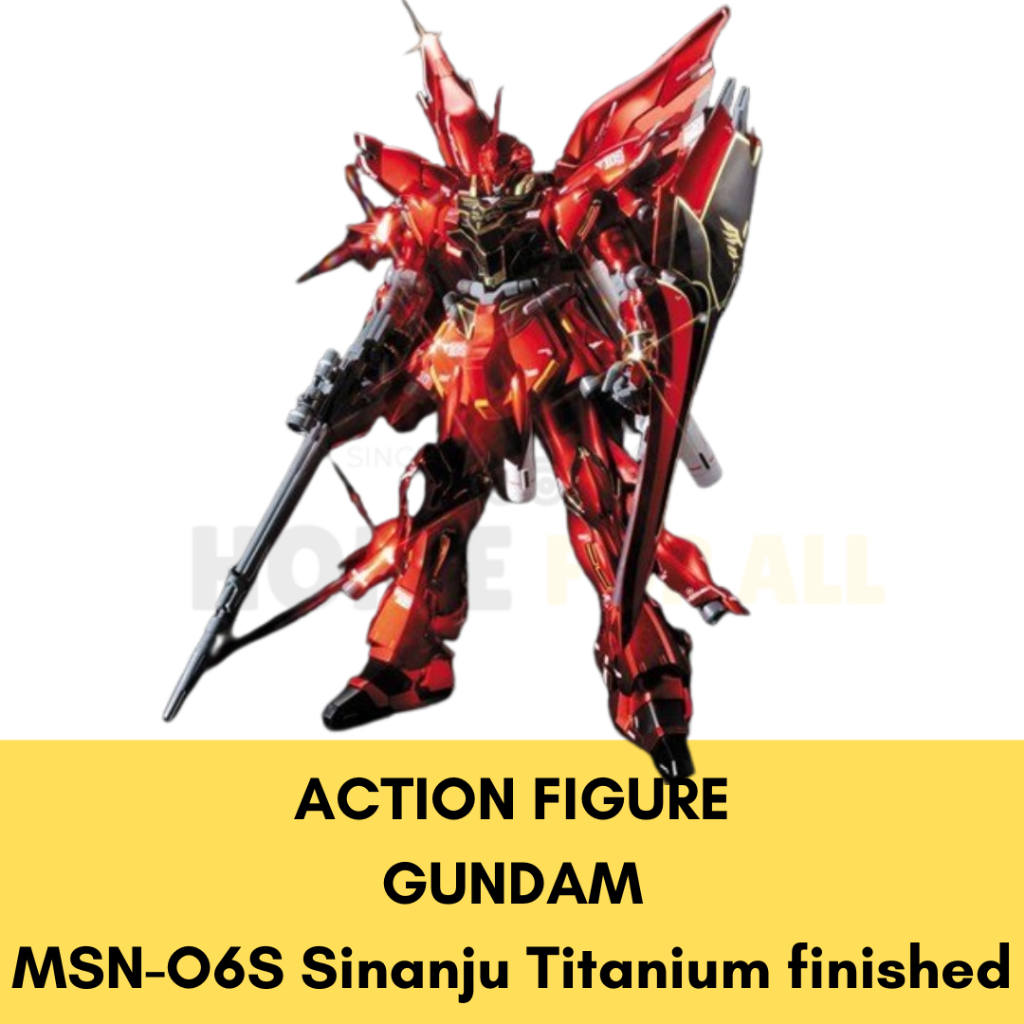 Action Figure GUNDAM MSN-O6S Sinanju Titanium finish Manga Japan [Ready ...