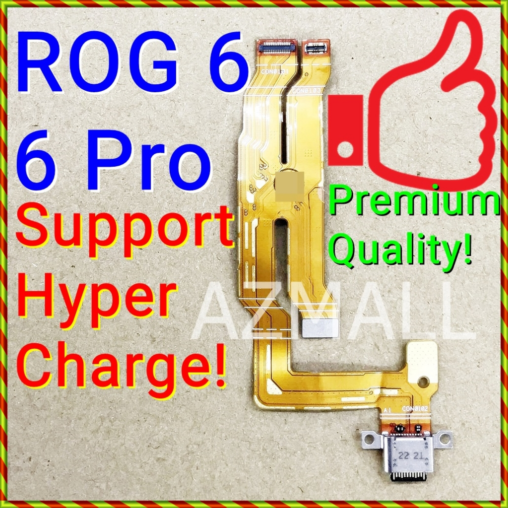 (Support 65W Hyper Charge) NEW ORI Charging Port Flex Ribbon ASUS Rog ...