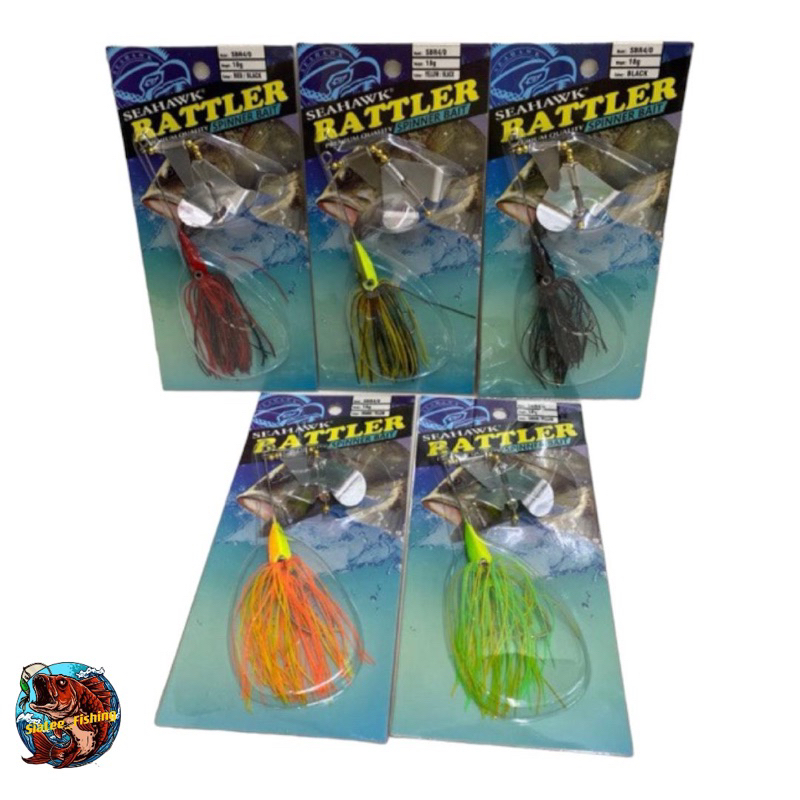 🎉🎉🎉SEAHAWK NEW MODEL RATTLER SPINNER BAIT🎉🎉🎉 | Shopee Malaysia