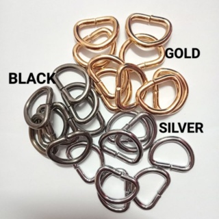 10pcs/Pack 2.7cm Round Carabiner Keychain For Purse Accessories