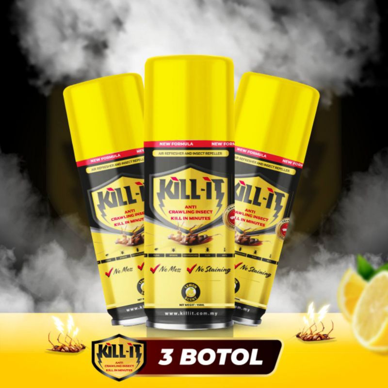 Spray KillIt Pembunuh Lipas Dan Serangga Shopee Malaysia