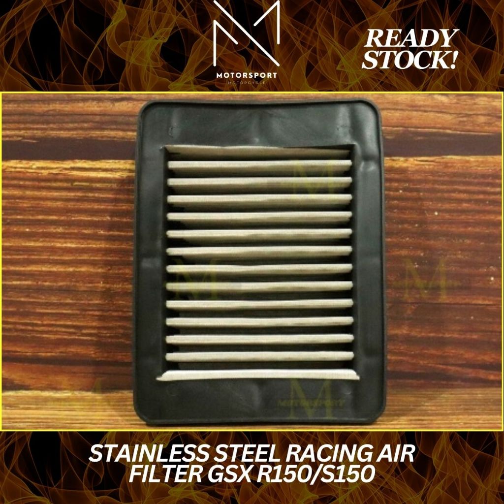 RAPIDO STAINLESS RACING AIR FILTER GSX R150/S150 | Shopee Malaysia