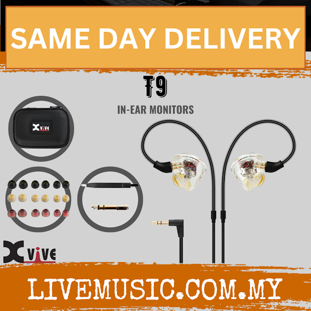 Xvive T9 Inear Monitors Earphones ( T9 / T 9 ) Shopee Malaysia