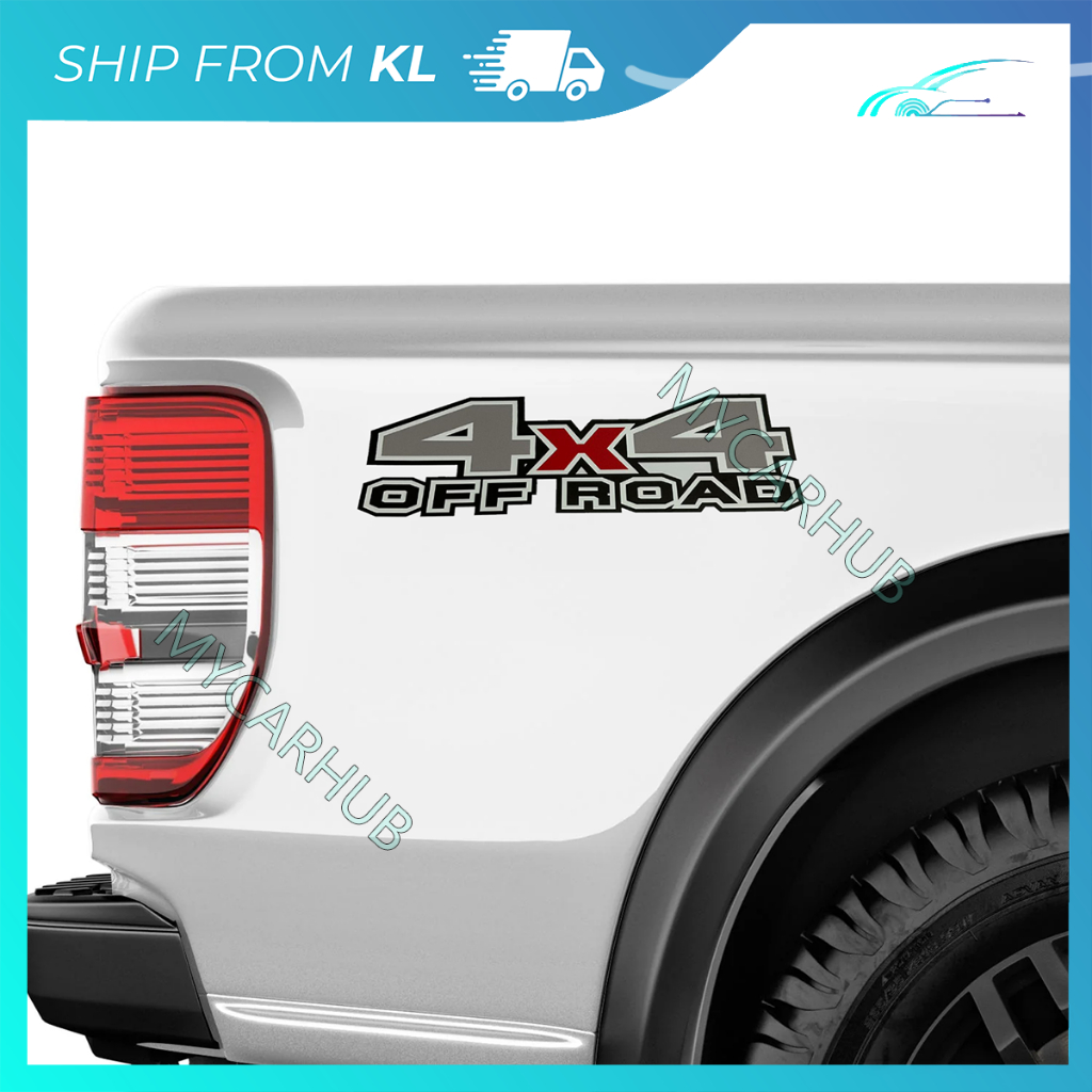 4X4 Diff Lock 4X4 OFF ROAD Vinyl Decals Car Body Sticker Pickup Truck ...