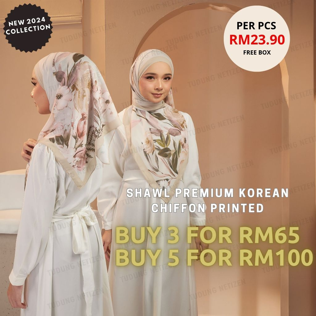 2024 NEW COLLECTION READY STOCK SHAWL KOREAN CHIFFON PREMIUM PRINTED   My 11134207 7r991 Lqjbc9ww2k7p63