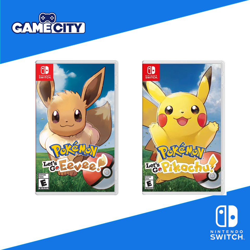 Nintendo Switch Pokemon Let S Go Pikachu Eevee Chi Eng Version Shopee Malaysia