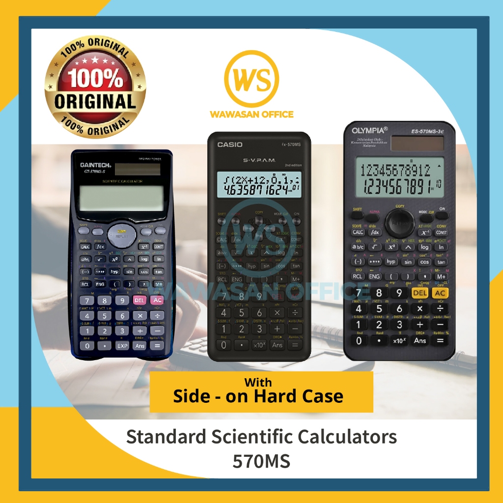 Scientific Calculator Scientific Kalkulator Saintifik Casio Fx 570ms 2 Olympia Es 570ms