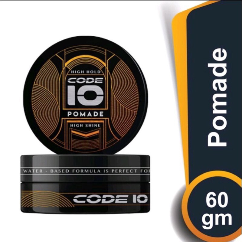 CODE 10 Edgy Quiff High Hold 60g | Shopee Malaysia