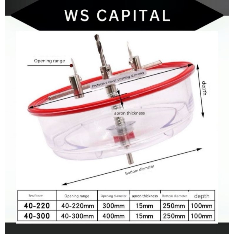 Plaster Ceiling Hole Cutter Circle Saw Adjustable Hole Saw big hole saw