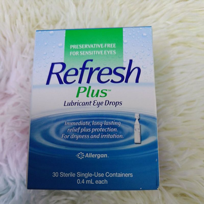REFRESH PLUS LUBRICANT EYE DROP 30 SINGLE USE | Shopee Malaysia