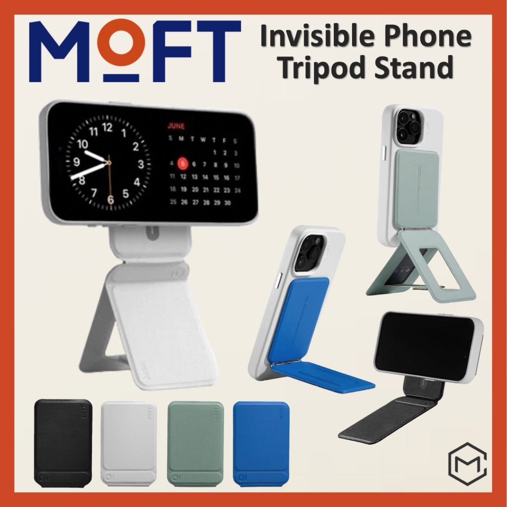 [MagSafe] MOFT Snap On Invisible Tripod Phone Stand | Snap On Invisible  Phone Wallet Card Holder