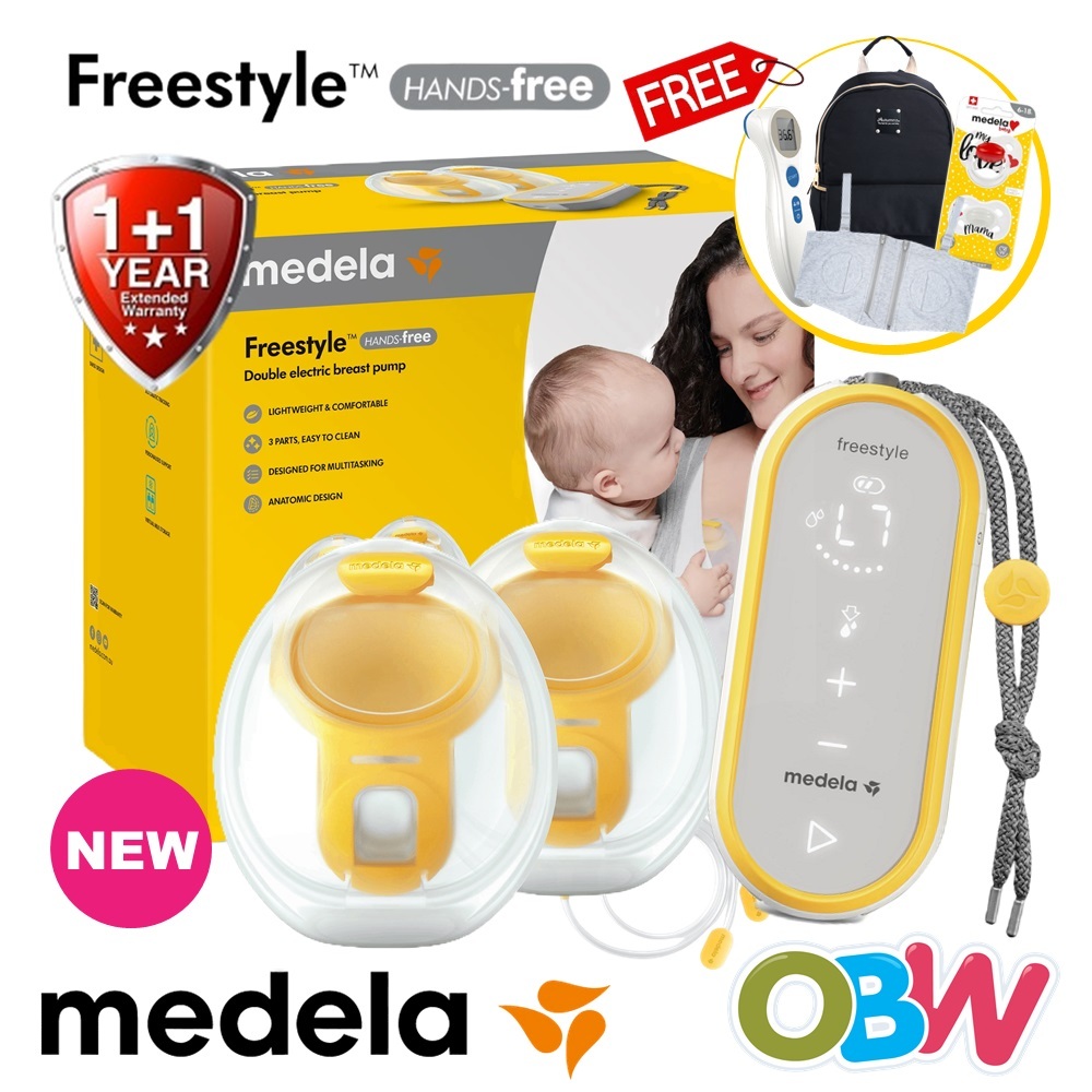 Medela Freestyle Hands-Free Double Electric Wearable Breastpump (1