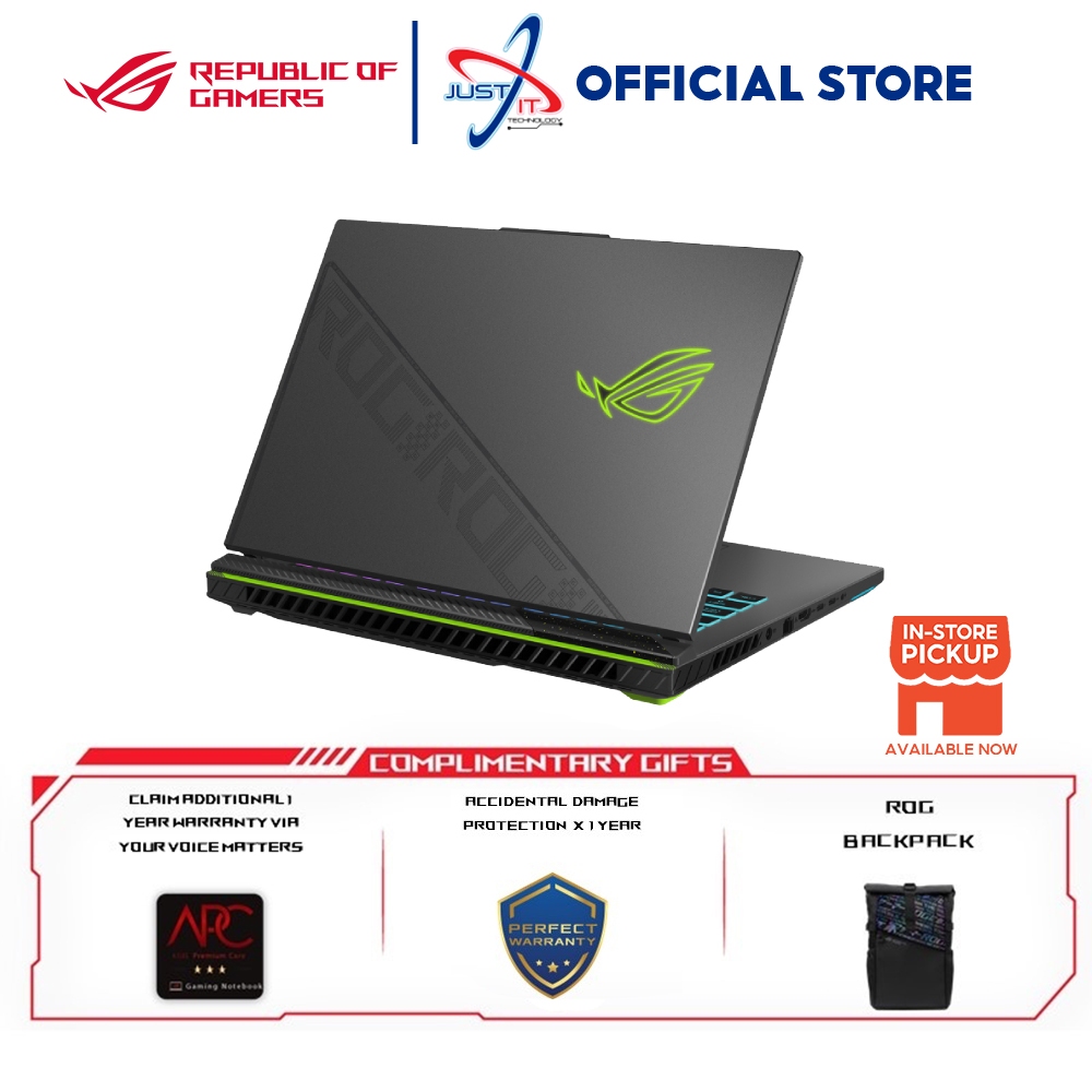 Asus Rog Strix 2024 G16 G614j Irn4091w 16qhd 240hz Gaming Laptop I9 13980hx 32gd5 1tbssd 3406