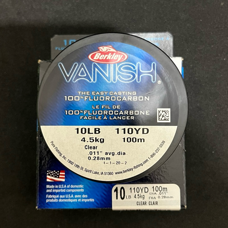 Berkley Vanish 100 Fluorocarbon Leader Shopee Malaysia