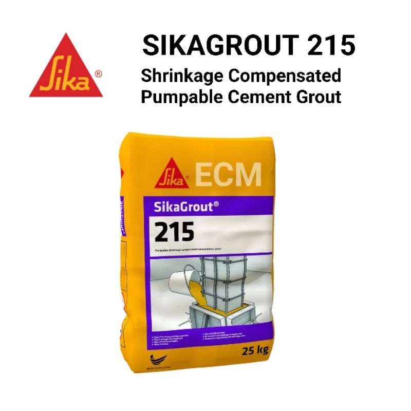 Sikagrout 215 (10kg  25kg) - Pumpable Dual-shrinkage Compensated, Self 