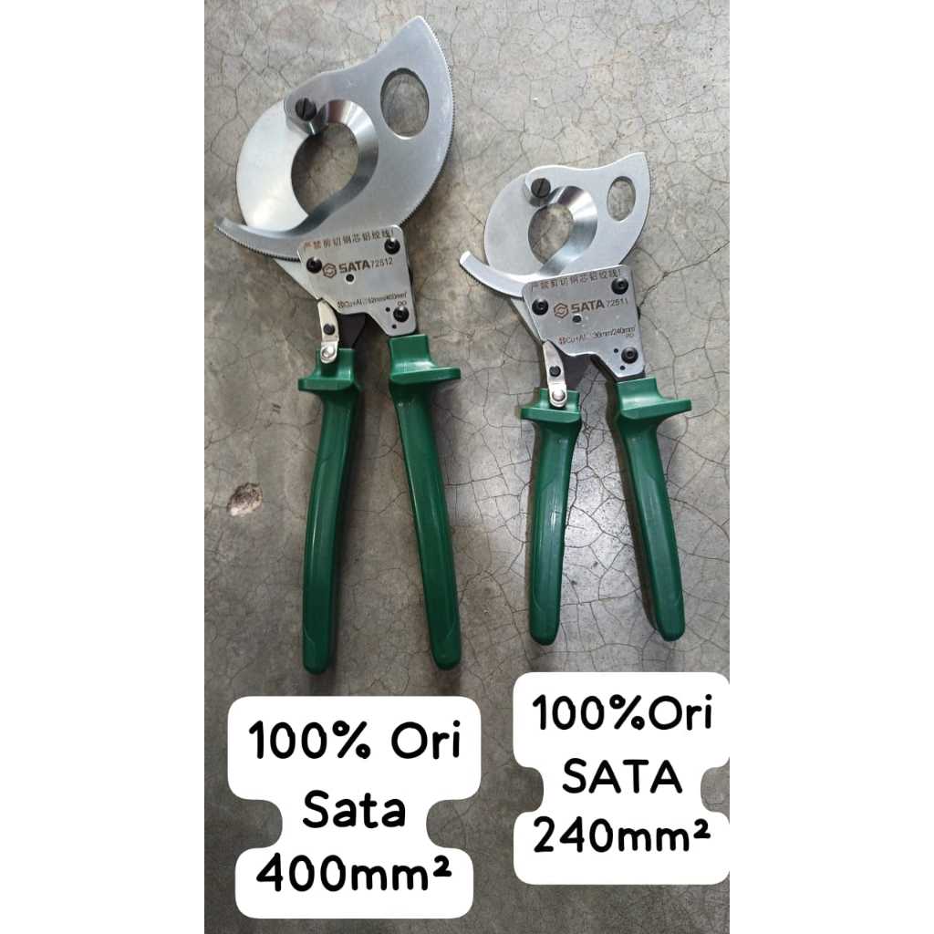 SATA 72511 72512 RATCHETING CABLE CUTTER 72511 (L 245mm) OR 72512 (L ...
