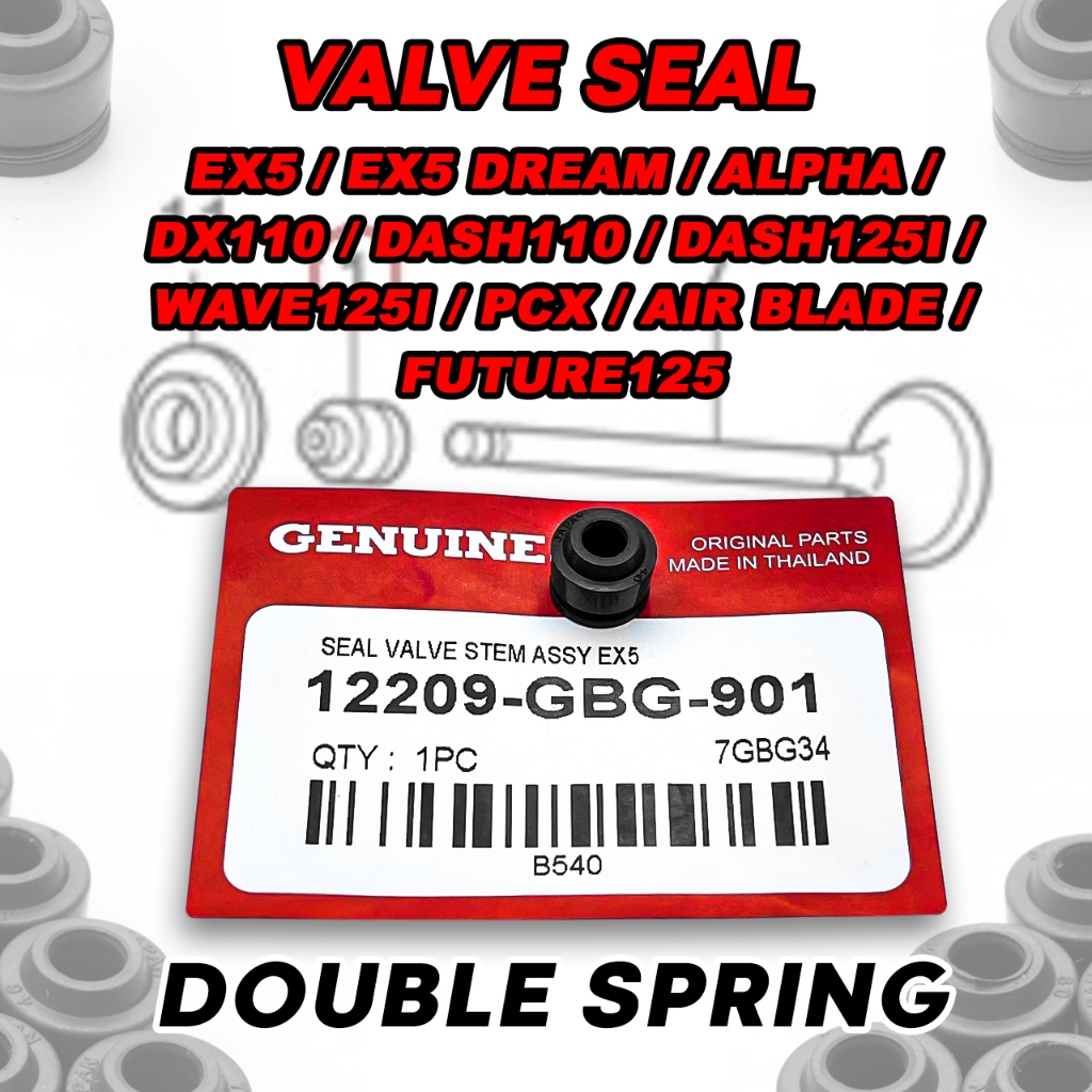 VALVE SEAL EX5 DREAM / EX5 HI POWER / WAVE 125 W125 WAVE 110 WAVE