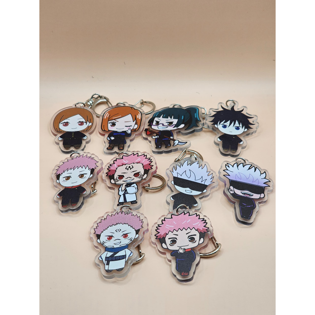 Jujutsu Kaisen Keychains, Acrylic Keychains - READY STOCK | Shopee Malaysia