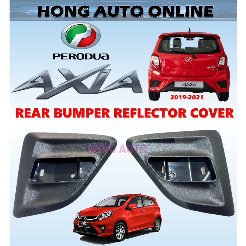 Perodua Axia 2019 New Latest Rear Bumper Reflector with Runing Light ...