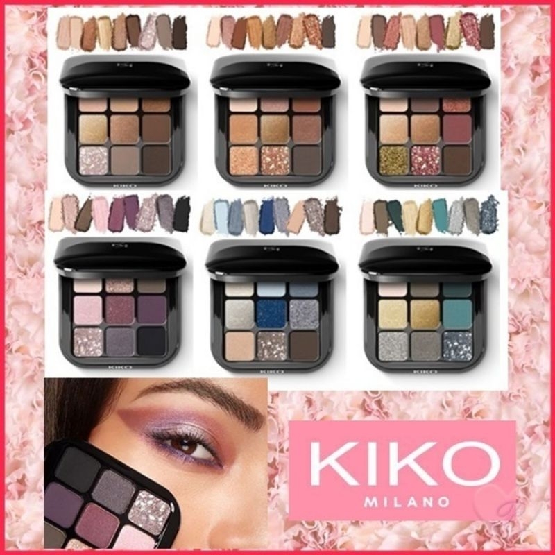 KIKO MILANO New Glamour Multi Finish Eyeshadow Palette with 9
