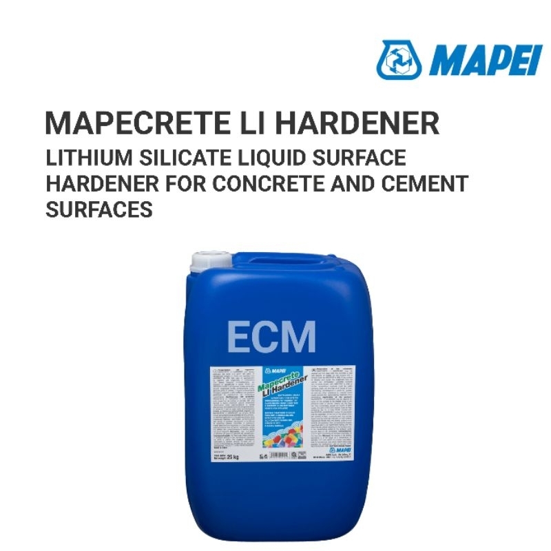 MAPEI MAPECRETE LI HARDENER (25KG) LITHIUM SILICATE LIQUID SURFACE HARDENER FOR CONCRETE AND