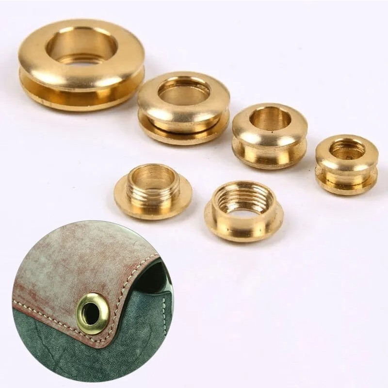 Solid Brass Heavy Eyelet Grommet Flat / Round | Shopee Malaysia