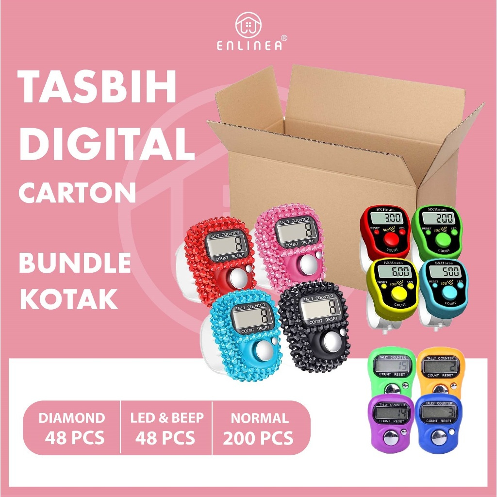 Tasbih doorgift digital tasbih digital beep borong led manik bundle ...