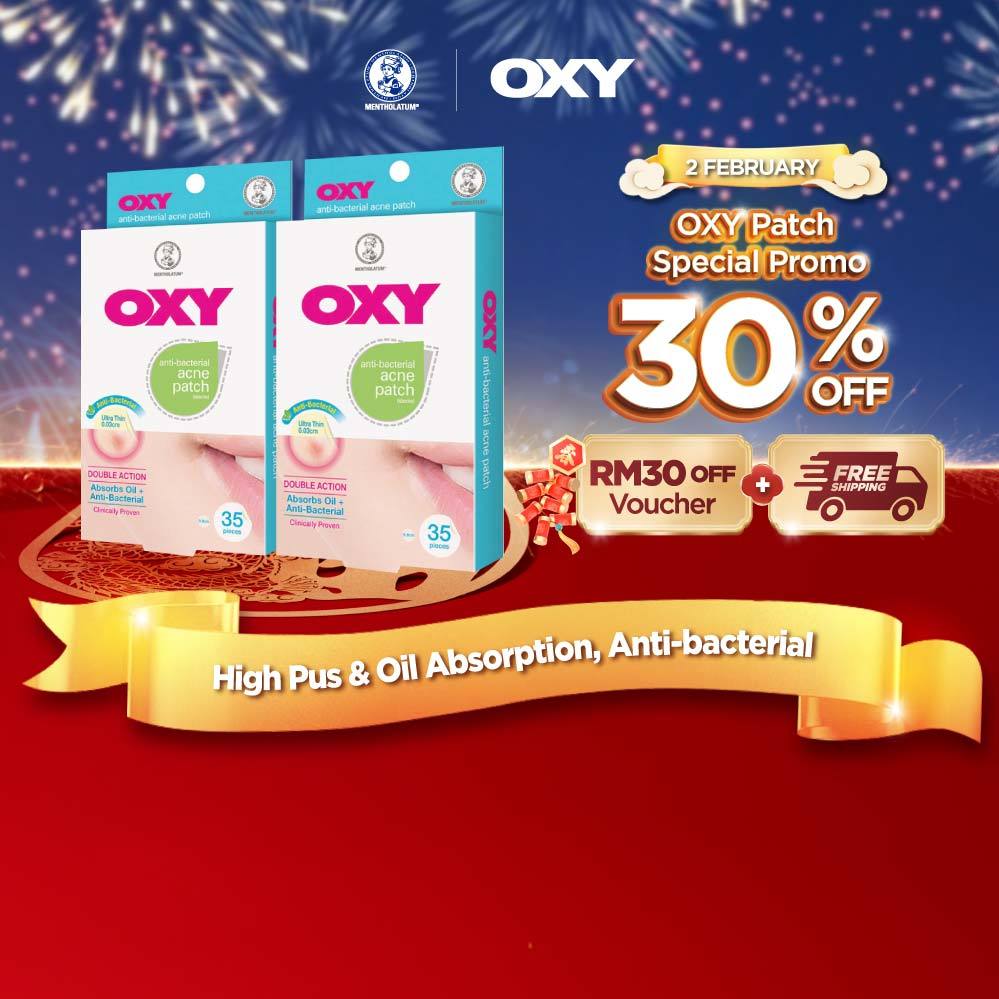 Oxy Anti-Bacterial Night Acne Patch (0.03cm) 35's [Twin Pack/ Fight ...