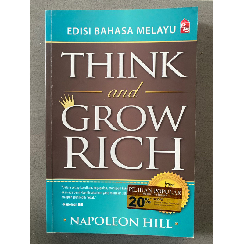 Think & Grow Rich ( Edisi BM ) | Napolean Hill | Shopee Malaysia