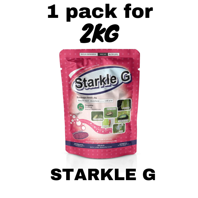 𝗦𝘁𝗮𝗿𝗸𝗹𝗲 𝗚 Insecticide Racun Serangga 2kg Fruits vegetable plants