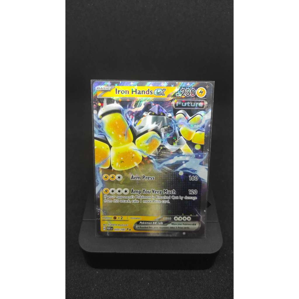 POKÉMON TCG IRON Hands ex Paradox Rift 070/182 Holo Double Rare EUR 8