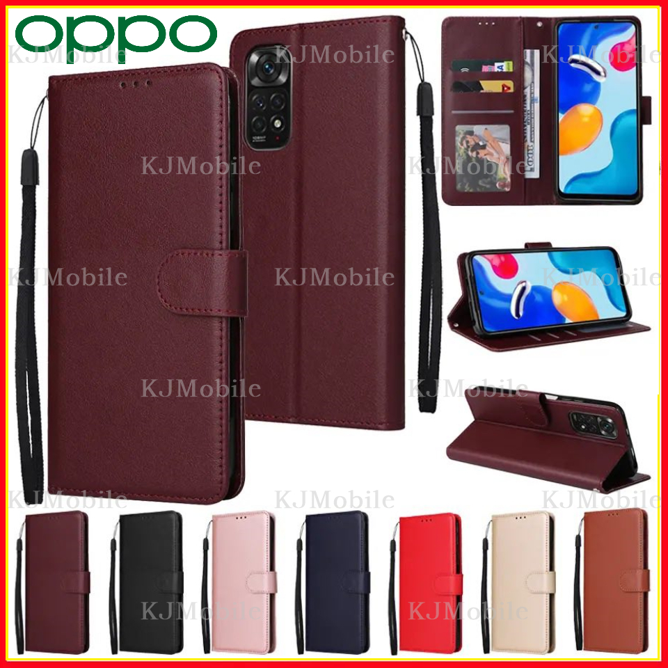Cover per Oppo A17 / Oppo A17k, Flip Caso in PU Pelle Premium Portafoglio Custodia [Kickstand] [Slot per Schede] [Chiusura Magnetica] Telefono Case con Oppo A17 / Oppo A17k