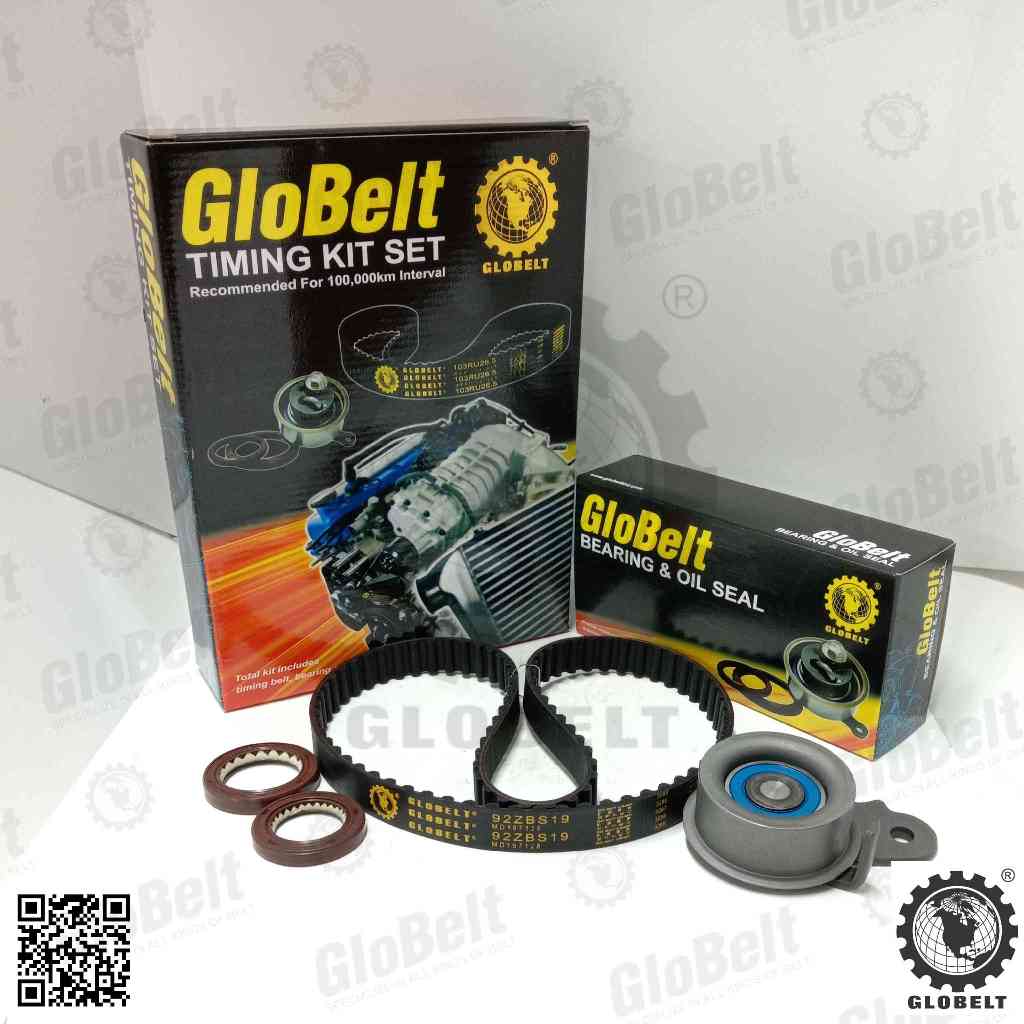 Globelt Timing Belt Kit Set For Proton Saga Magma 8V (92ZBS19) | Shopee ...