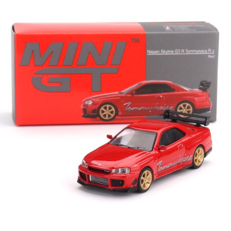 (STANDARD/MIJO BLISTER) MINI GT 1/64 #543 NISSAN SKYLINE GTR R34 ...