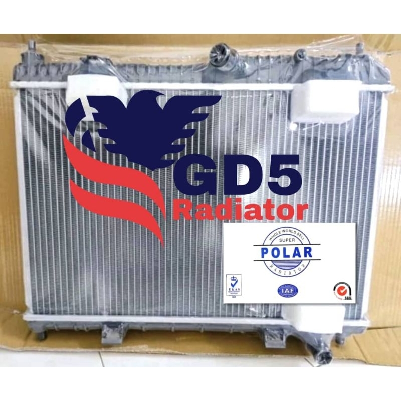 Ford Fiesta Radiator tangki air Double layer Auto /Manual High quality ...