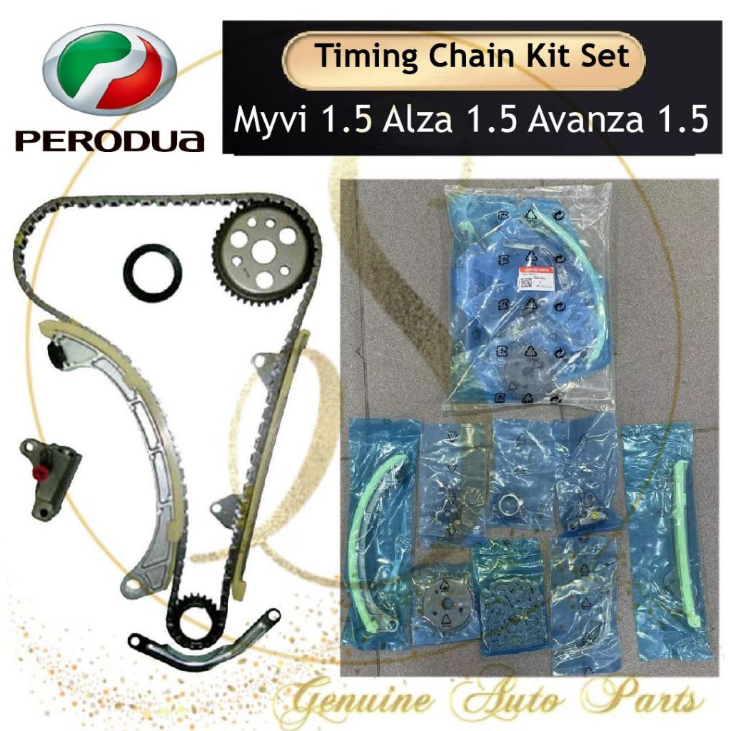 (100 ORIGINAL) PERODUA ALZA 1.5 MYVI LAGI BEST D54T 1.5L TOYOTA AVANZA 1.5L TIMING CHAIN KIT