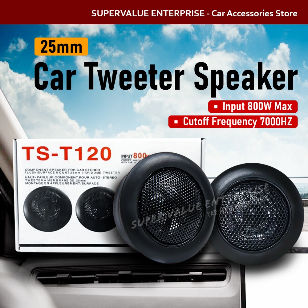 TS-T120 Tweeter Car Tweeter Speaker Tweeter Tweeter Kereta 500w ...